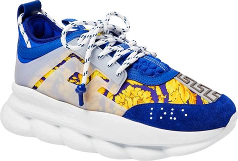 versace blue soles shoes